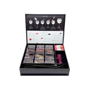 Kit Gin Premium M: 9 especiarias + Dosador + Colher Bailarina + Taça Térmica a Vácuo para Gin PRETA - 530ML