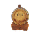 Barril de Amburana 1,8L e 2 Cachaças Rota 48 Prata