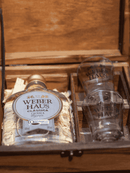Estojo com Cachaça Weber Haus Linha Especial 160ml e 2 copos