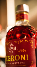 Combo Negroni Barrel 49 e Copo Rocks Negroni 250ml